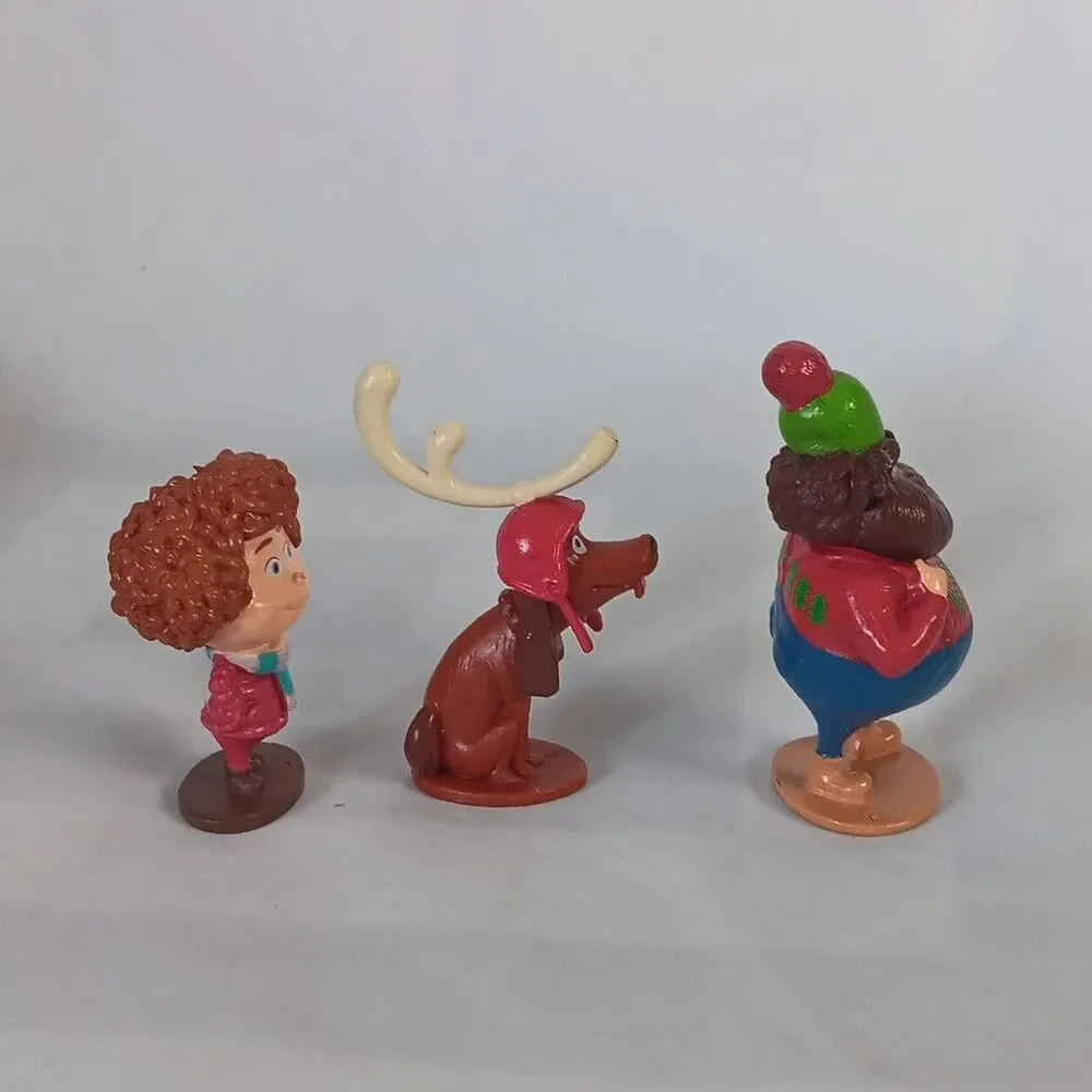 How the Grinch Stole Christmas Max Dog Ozzy Bricklebaum Grooper Figures Toppers